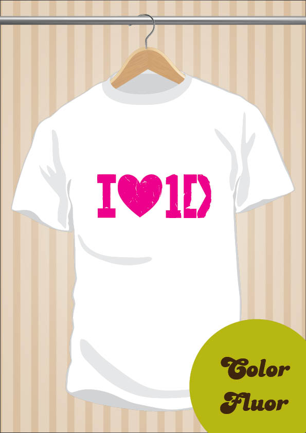 I Love One Direction T-Shirt - UppStudio