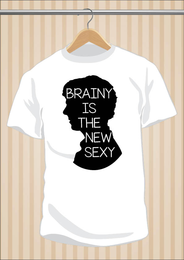 Sherlock T-Shirt | Brainy Is The New Sexy