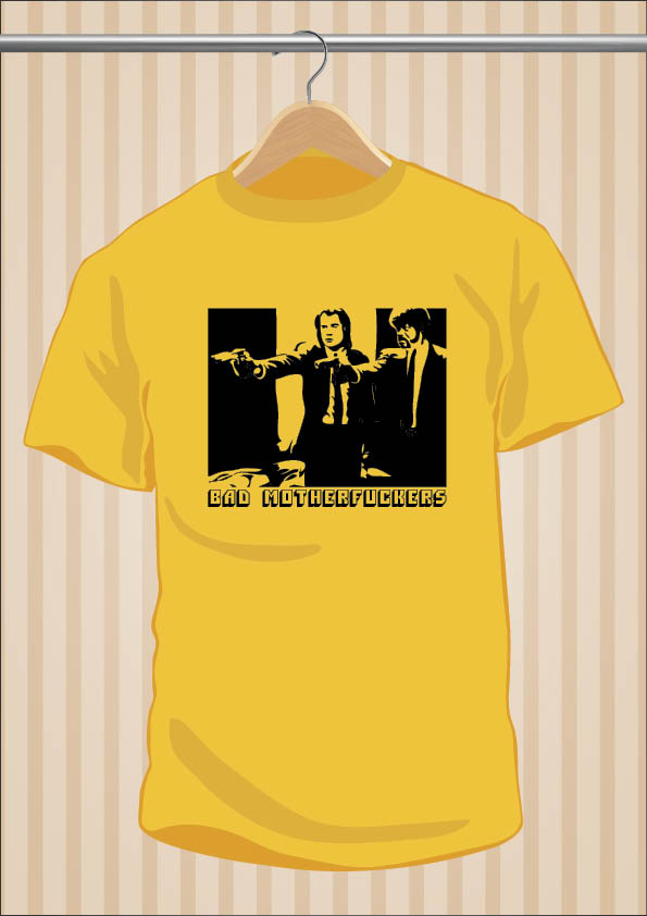 Pulp Fiction T-Shirt | Bad Motherfuckers | UppStudio