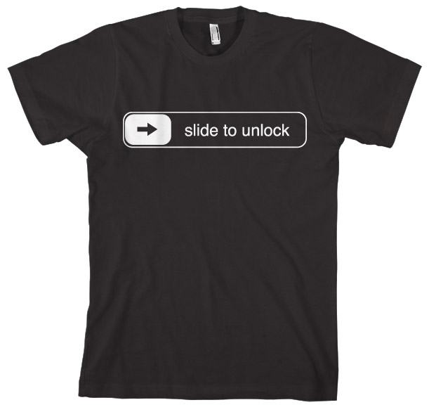 Slide To Unlock T-Shirt | iPhone