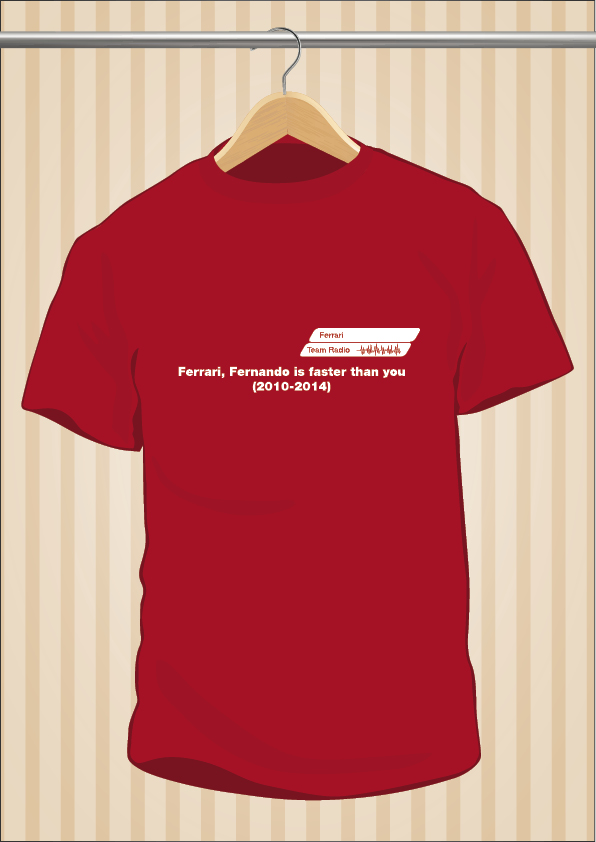 Ferrari, Fernando Is Faster Than You T-Shirt | UppStudio
