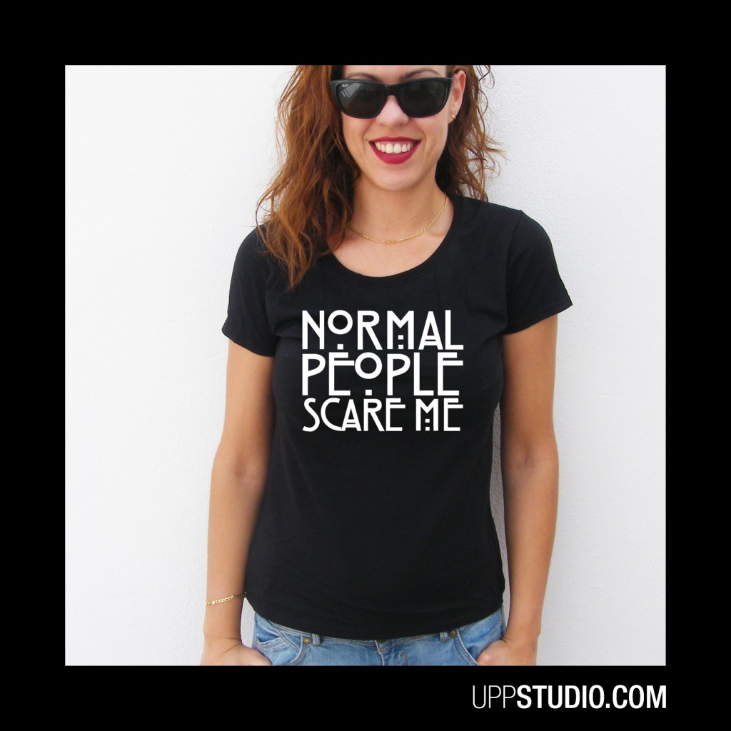 Normal People Scare Me T-Shirt Tee Amiercan Horror Story AHS Coven | UppStudio