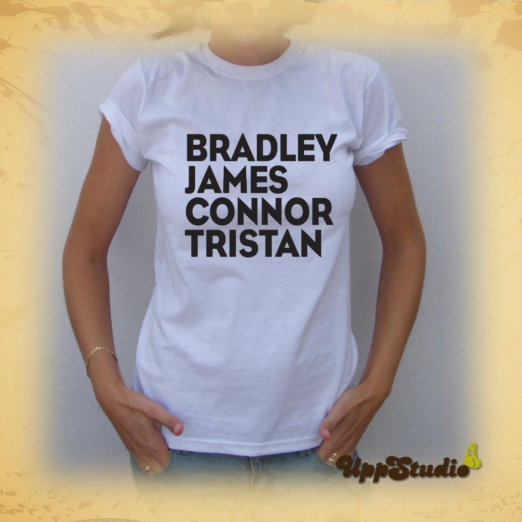 The Vamps T-Shirt Tee Tristan Evans Connor Ball James McVey Bradley Simpson | UppStudio