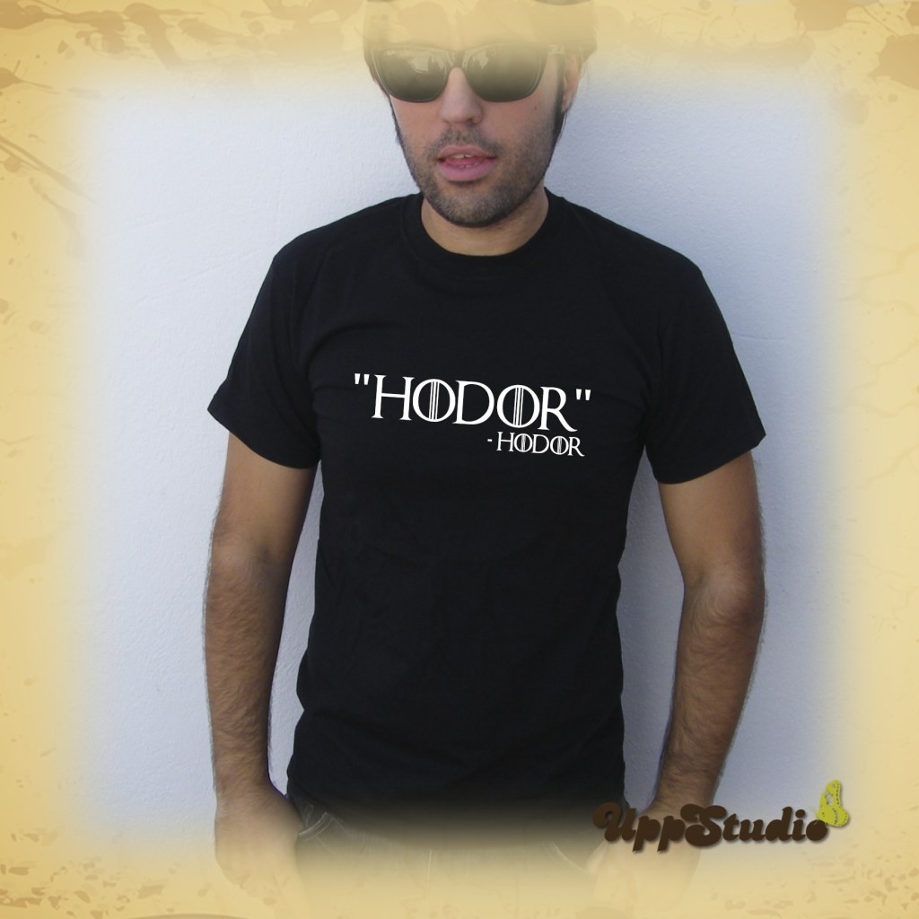 Hodor T-Shirt Tee Game Of Thrones Hold The Door | UppStudio