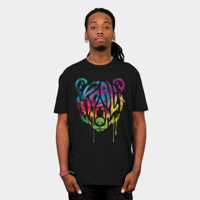 Psychedelic Bear T-Shirt | Design By Humans