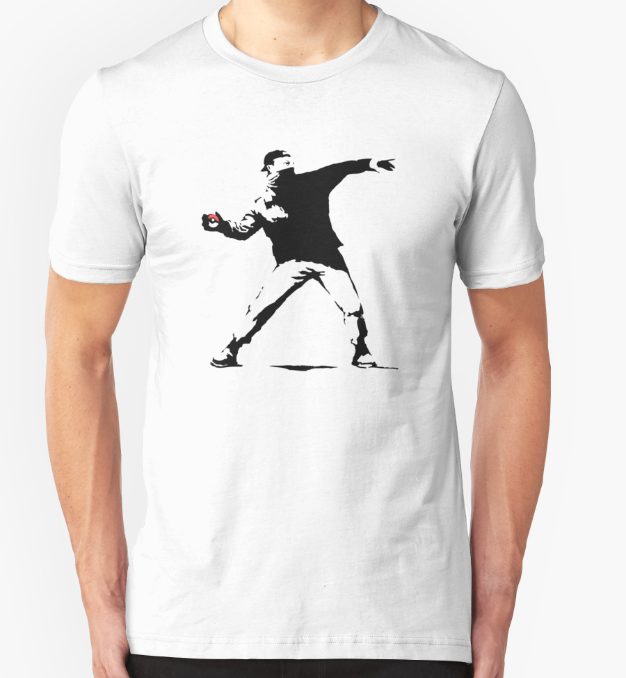 Pokeball Banksy T-Shirt | RedBubble